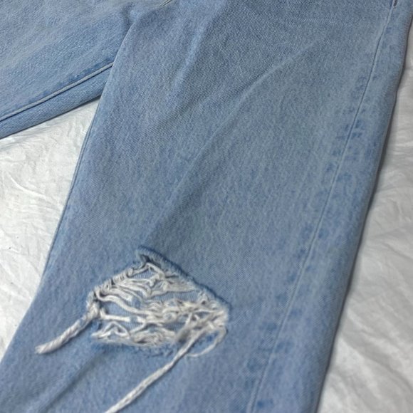 Levi's Distressed Light Wash Wedgie Jeans - Picture 2 of 3